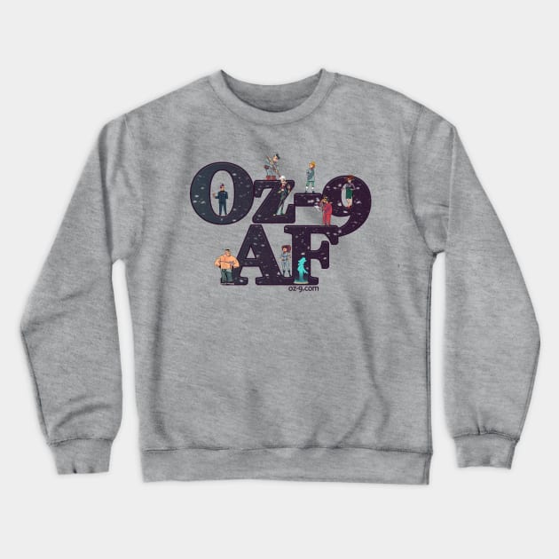 The Alix collection: Oz 9 AF Now with 200% more assassins Crewneck Sweatshirt by Oz9